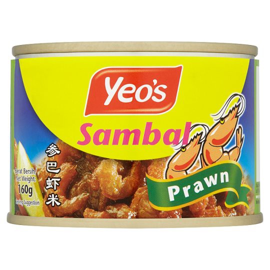 Yeo S Sambal Prawn Udang 160g Shopee Malaysia