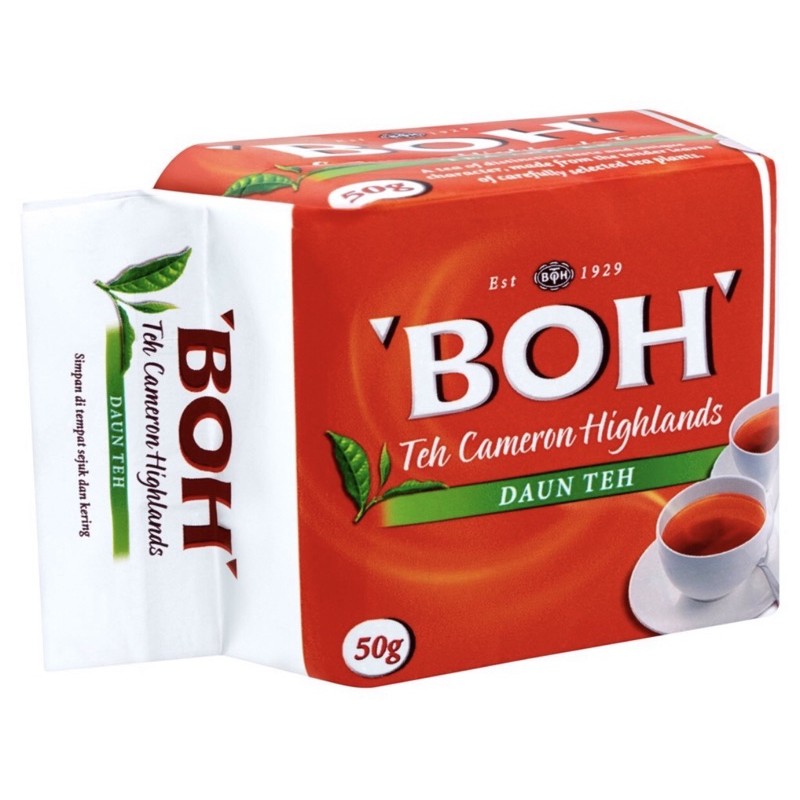 Boh Teh Cameron Highlands Daun Teh 50g 100g Shopee Malaysia