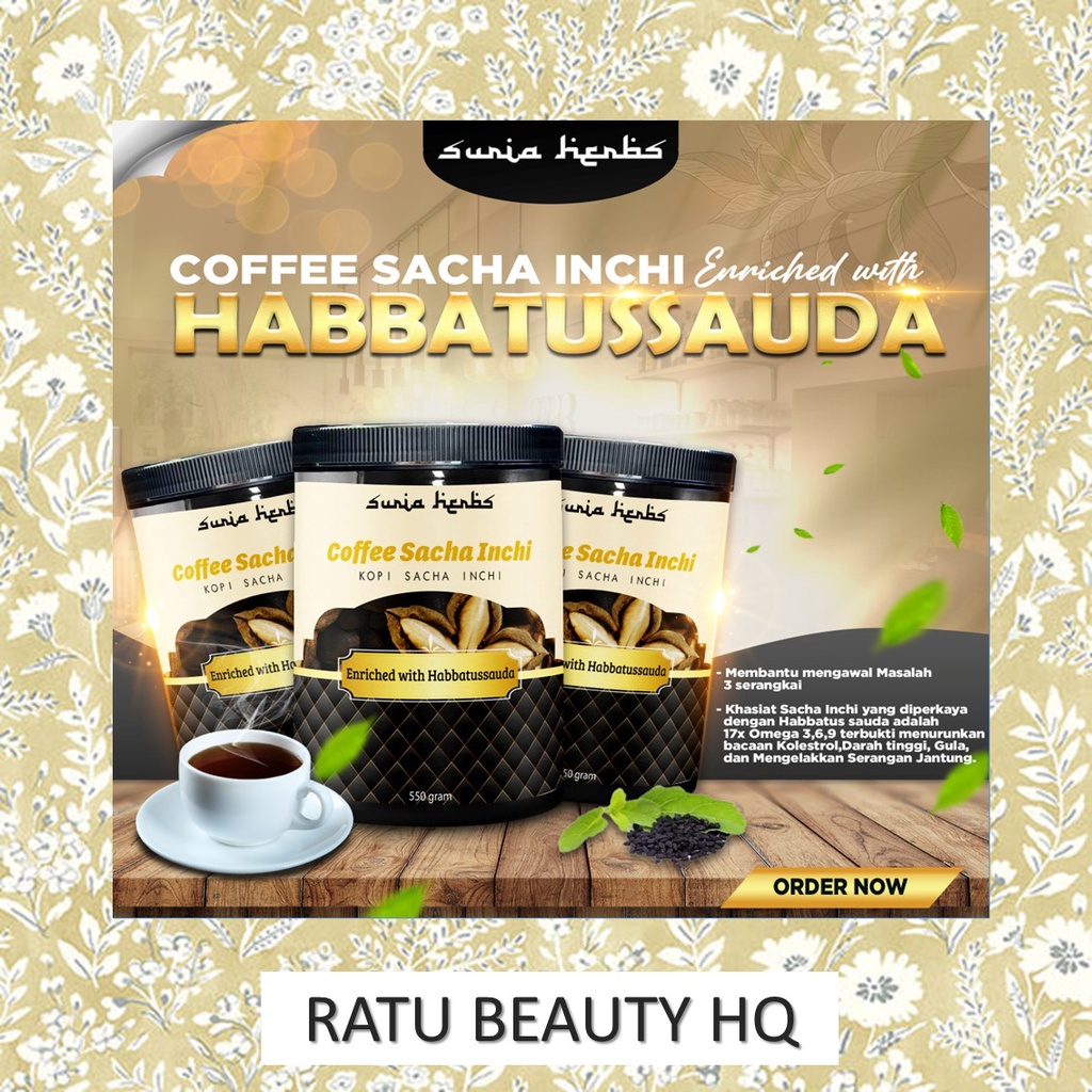 Coffee Sacha Inchi Enrich With Habbatus Sauda Botol Kg Botol