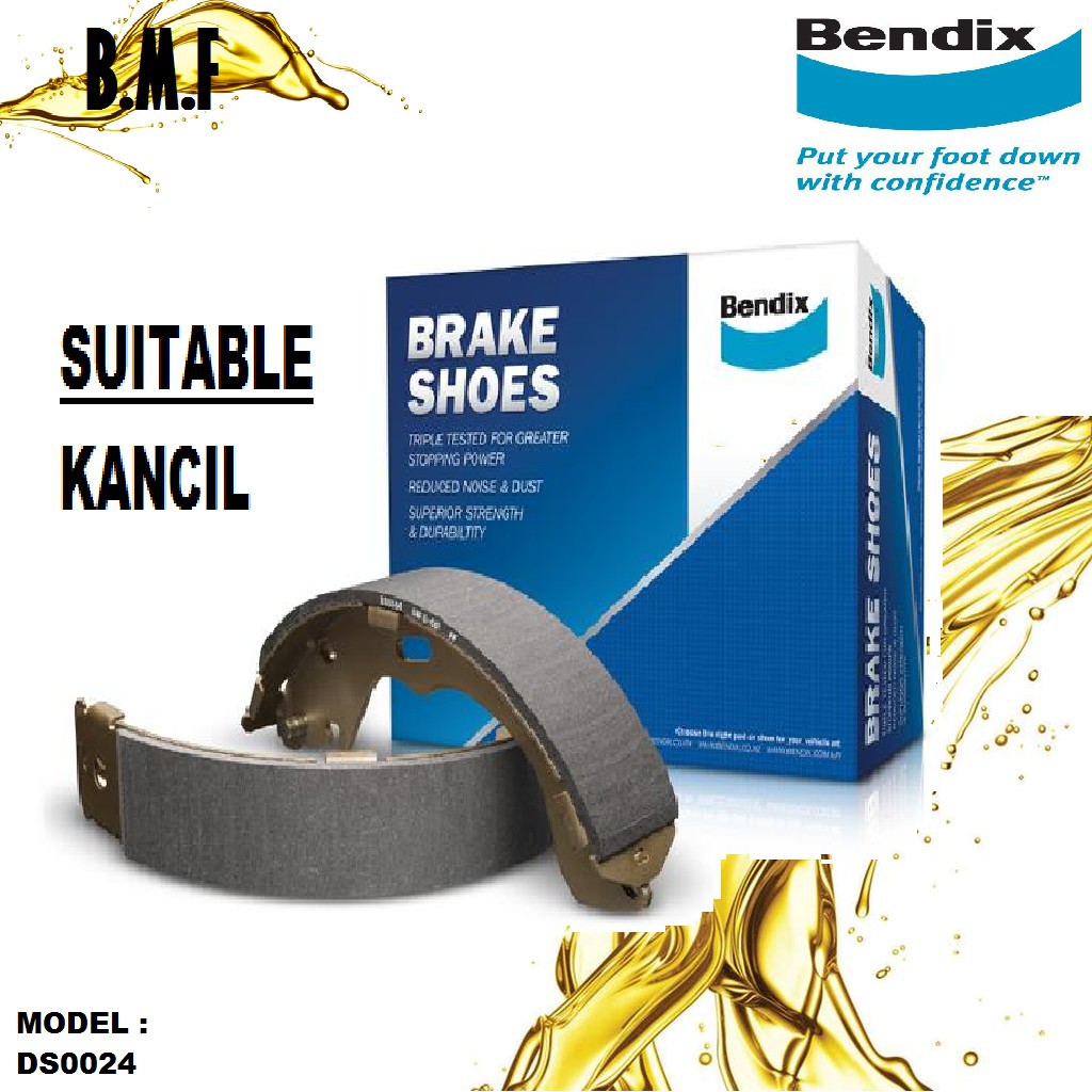 Bendix Brake Shoe Rear For DS0024 Perodua Kancil 660 850 Shopee