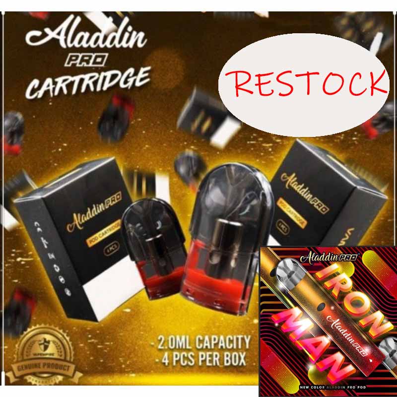 Aladdin Pro Catridge VAMPED Aladdin Pro BBOX HARGA BORONG 4pcs