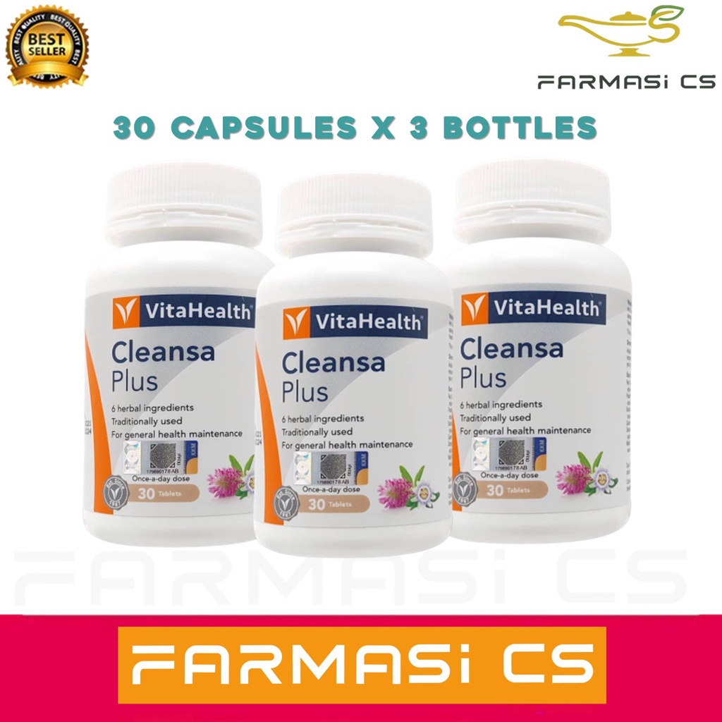 Vitahealth Cleansa Plus Tablets X Bottles Exp Vita Health