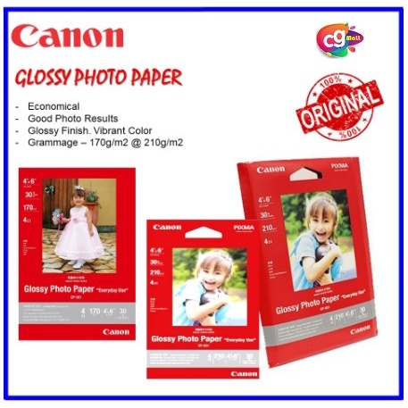 Canon Gp Glossy Photo Paper Sheets Sheets R X