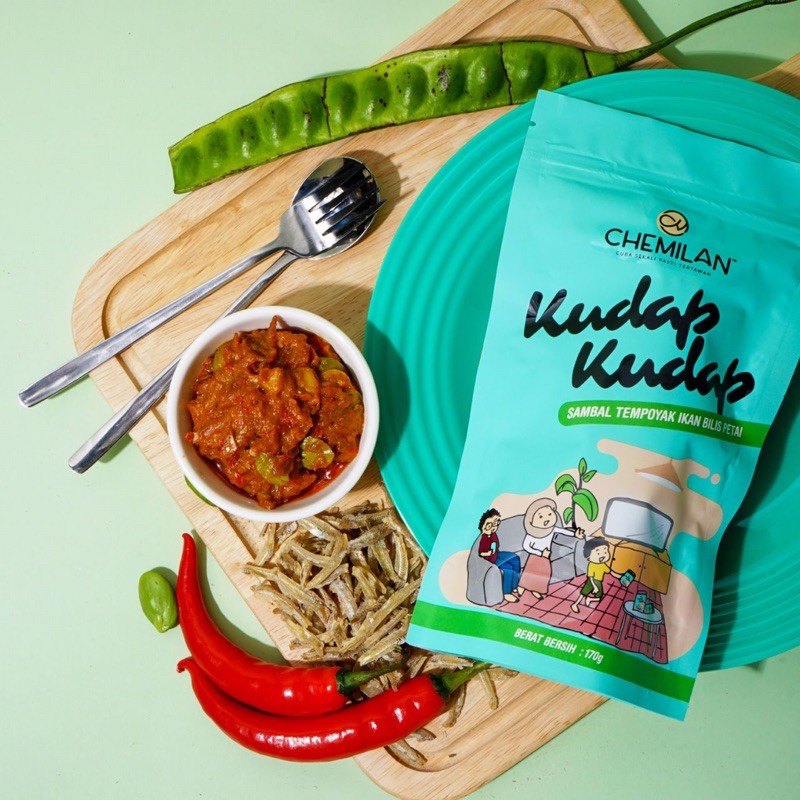 KUDAP KUDAP SAMBAL TEMPOYAK IKAN BILIS PETAI Shopee Malaysia