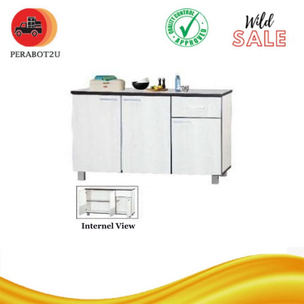 TS Almari Dapur 4 Almari Dapur Bertutup Almari Dapur Rendah Cabinet