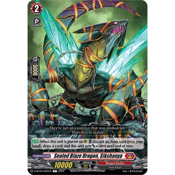 Cardfight Vanguard Overdress D Bt En Sealed Blaze Dragon