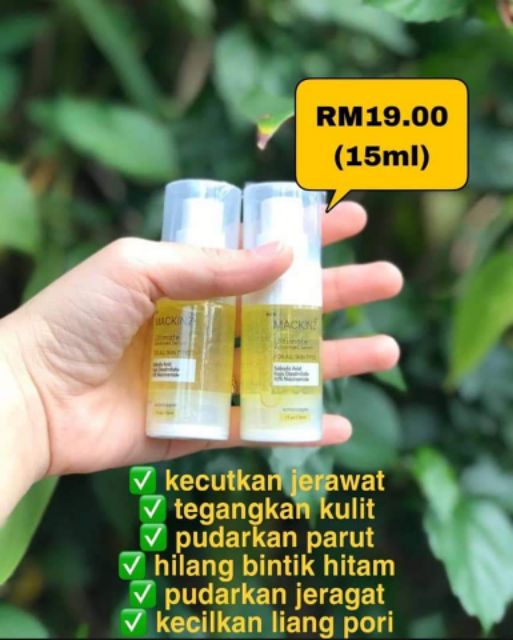 Serum Kuning Mackinz Ready Stockfree Gift Shopee Malaysia