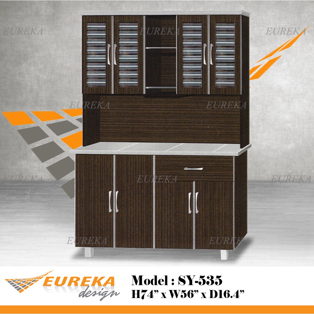 Eureka Ft Tall Kitchen Cabinet Kabinet Dapur Almari Pinggan Deliver