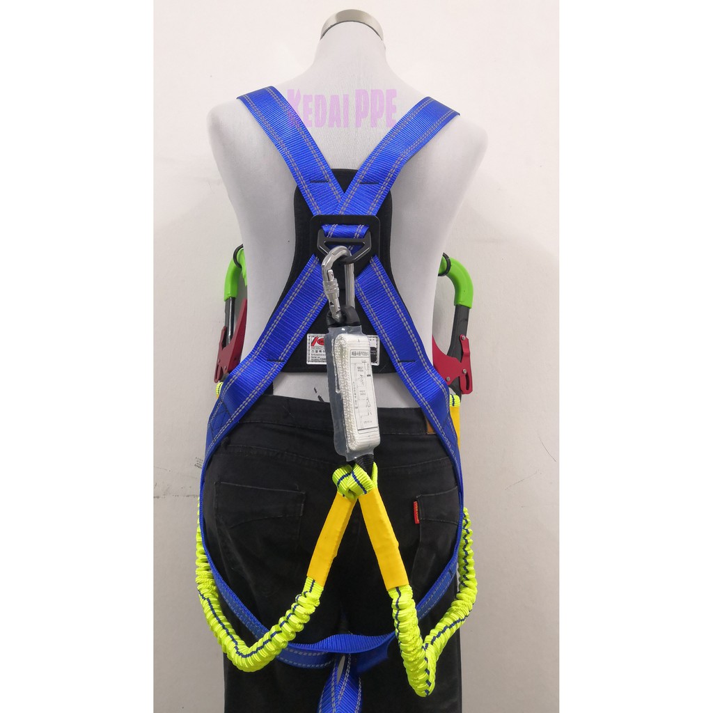 Swelock Body Harness Double Lanyard Shopee Malaysia