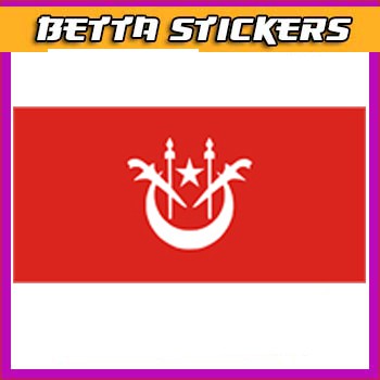 Car Sticker Bumper Sticker Motor Sticker Kelantan Flag Bendera