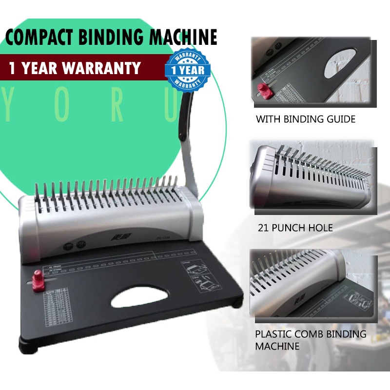 ITBOX Comb Binding Machine 118 21 Punch Hole A4 Paper Puncher