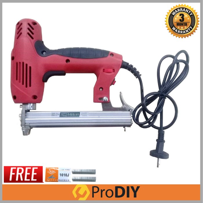 1022J Professional Pro Electric Stapler Gun With Duo Fast 1010J 1 400