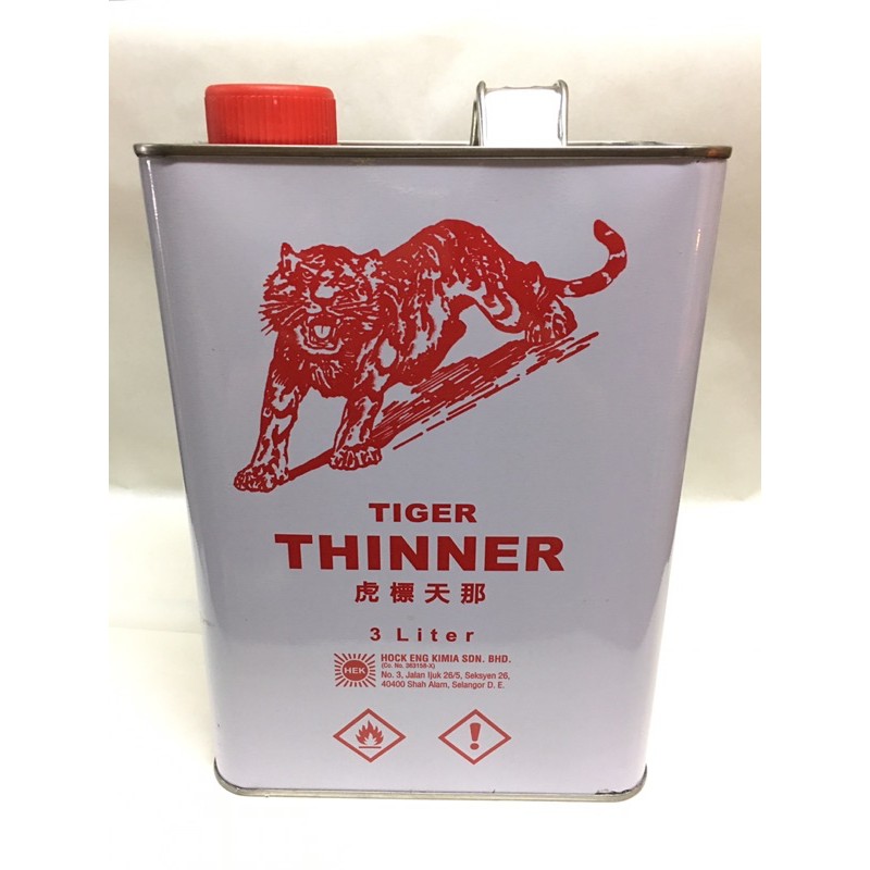 TIGER Thinner 3 Liter Premium Grade Shopee Malaysia