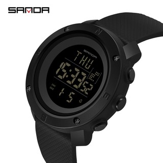 Sanda Men Watch Sports Waterproof Watch Led Display Multifunction Men S