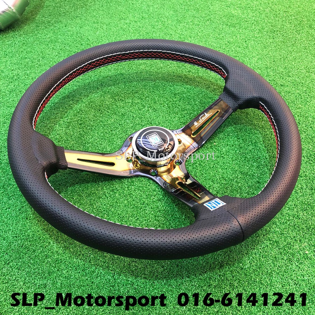 READY STOCK ORIGINAL THAILAND ND NARDI STEERING WHEEL BLACK TITANIUM