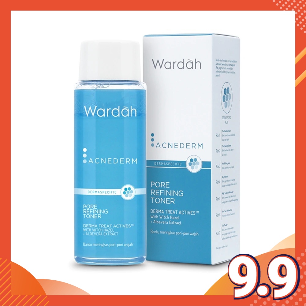 Wardah Acnederm Pore Refining Toner 100ml Shopee Malaysia