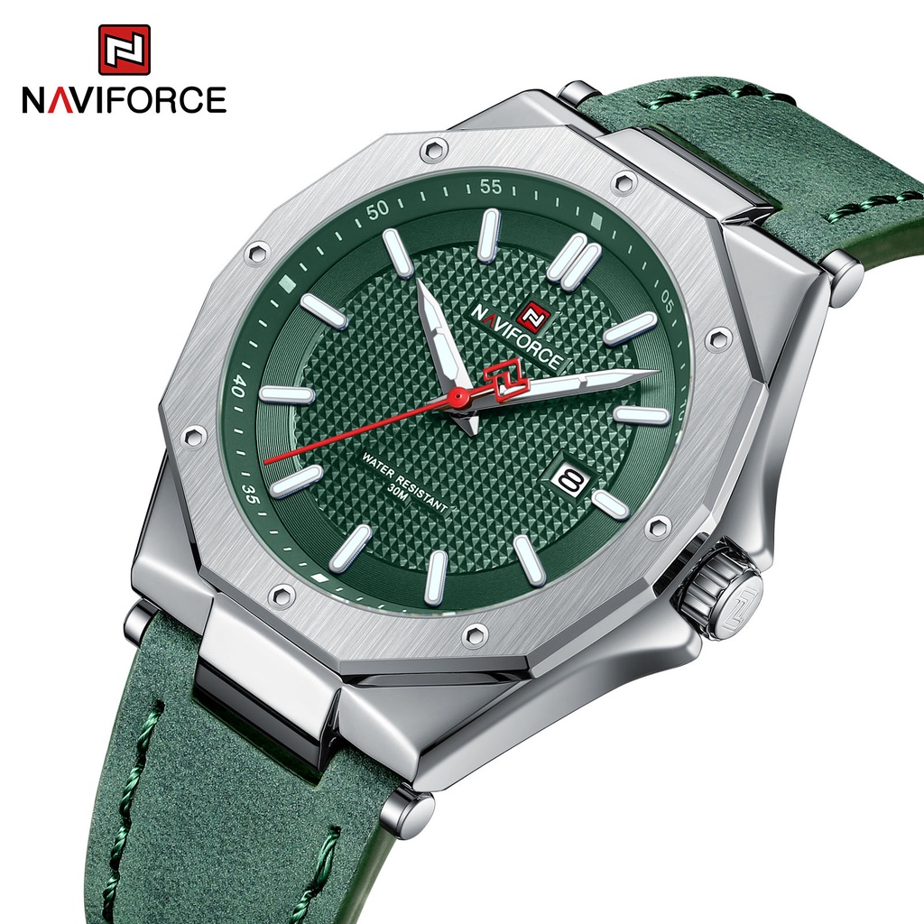 NAVIFORCE 9200 Men S Watch Fashion Casual Polygon 3ATM Waterproof