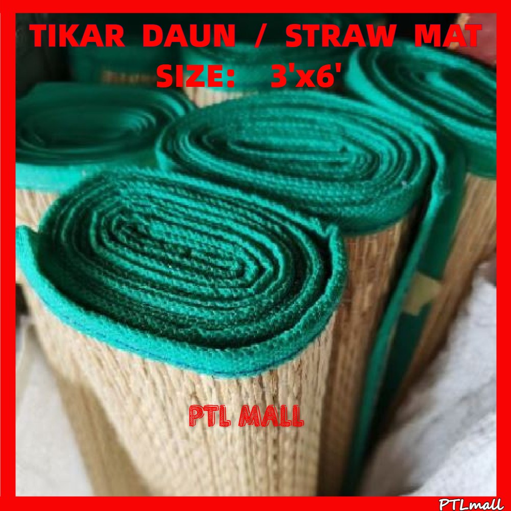 Tikar Daun Gulung Tradisional Tikar Rumput Straw Mat Cm X Cm