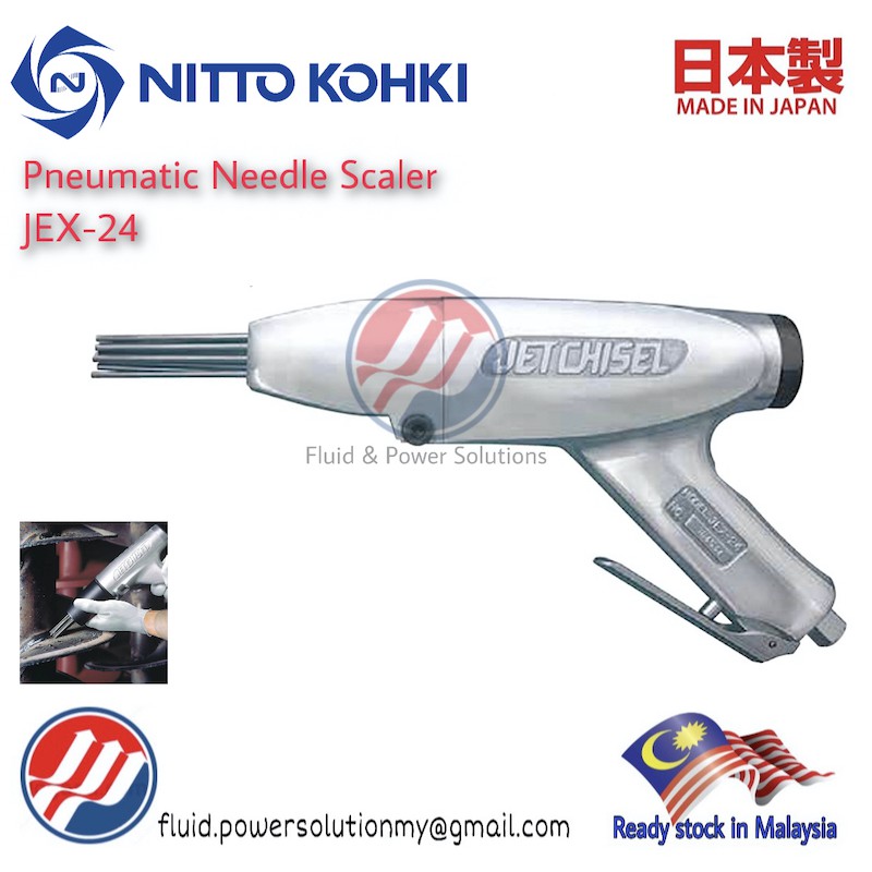 Nitto Kohki Jet Chisel Pneumatic Needle Scaler Jex Off