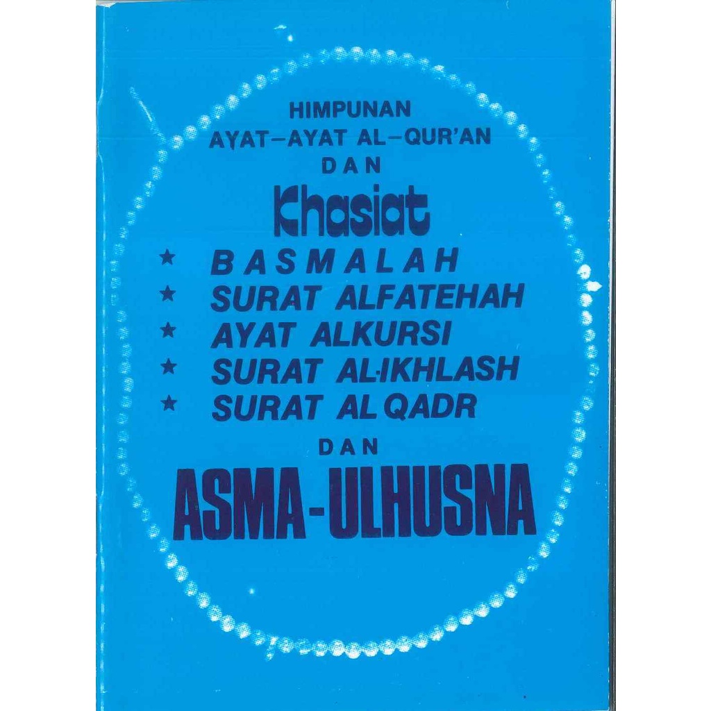 Buku Asmaul Husna Khasiat Basmalah Surah Al Fatihah Ayat Kursi