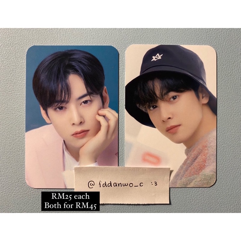 Astro Cha Eunwoo Photocard Shopee Malaysia