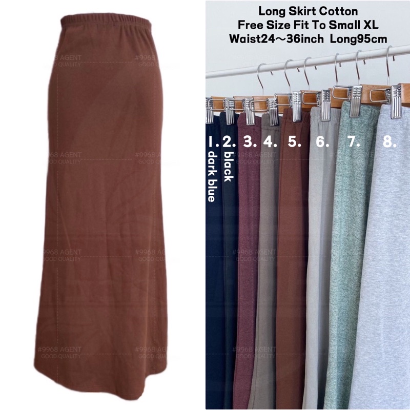 Women Long Skirt Cotton Shopee Malaysia