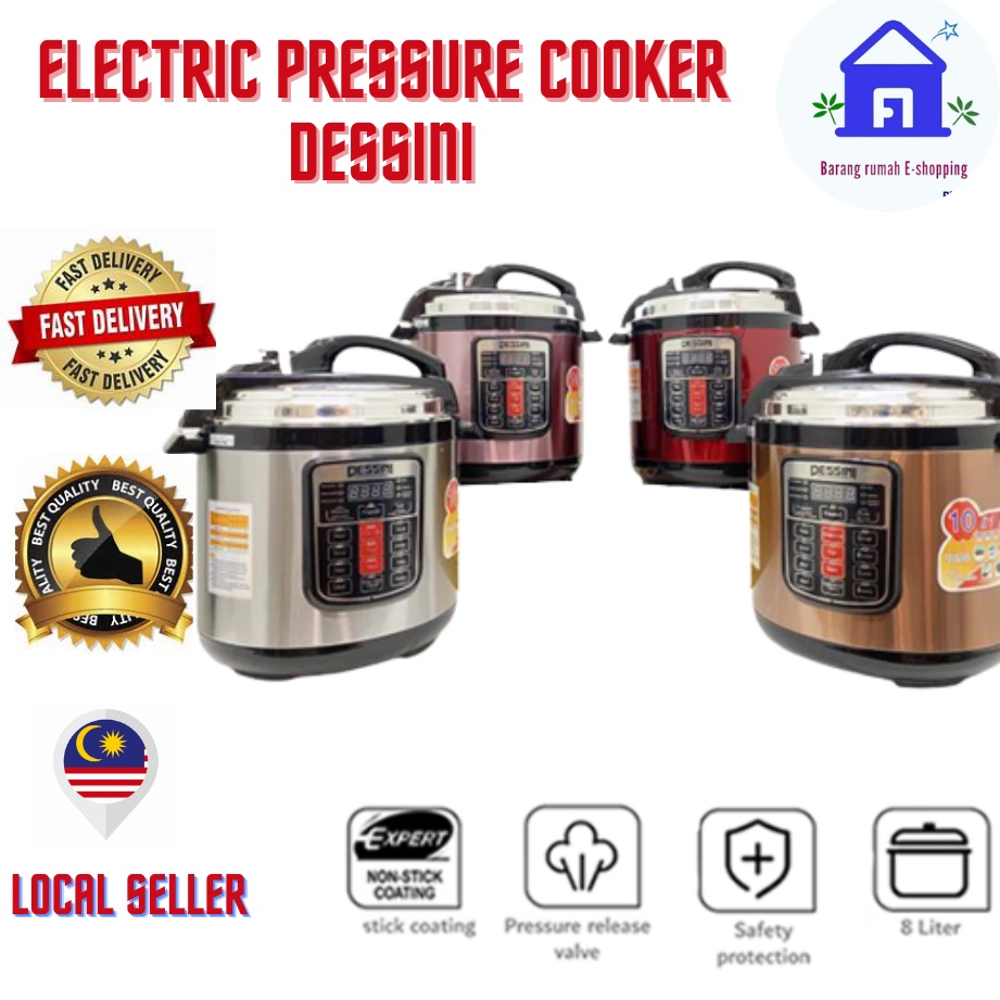 DESSINI 6L 8L Electric Pressure Cooker Rice Cooker Presure