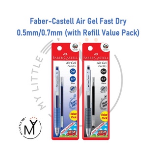 Faber Castell Air Gel Fast Dry 0 5mm 0 7mm Value Pack With Refill