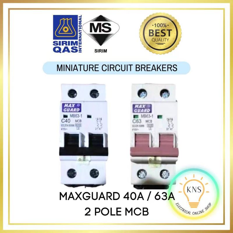 Maxguard A A Pole Mcb Ka Shopee Malaysia