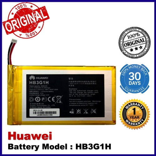 Original Battery Huawei MediaPad 7 Lite Battery HB3G1H Shopee Malaysia