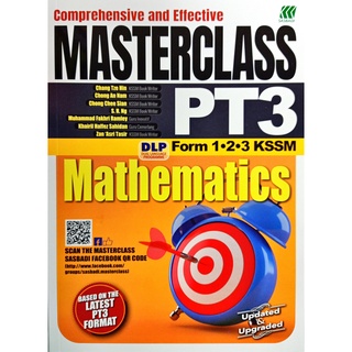 Buku Rujukan Masterclass PT3 2022 KSSM B Melayu Sains Matematik