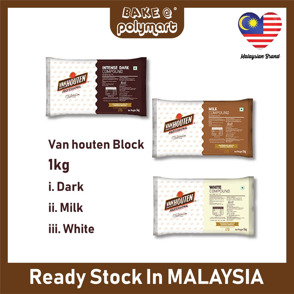 Van Houten Chocolate Compound Block 1KG Shopee Malaysia