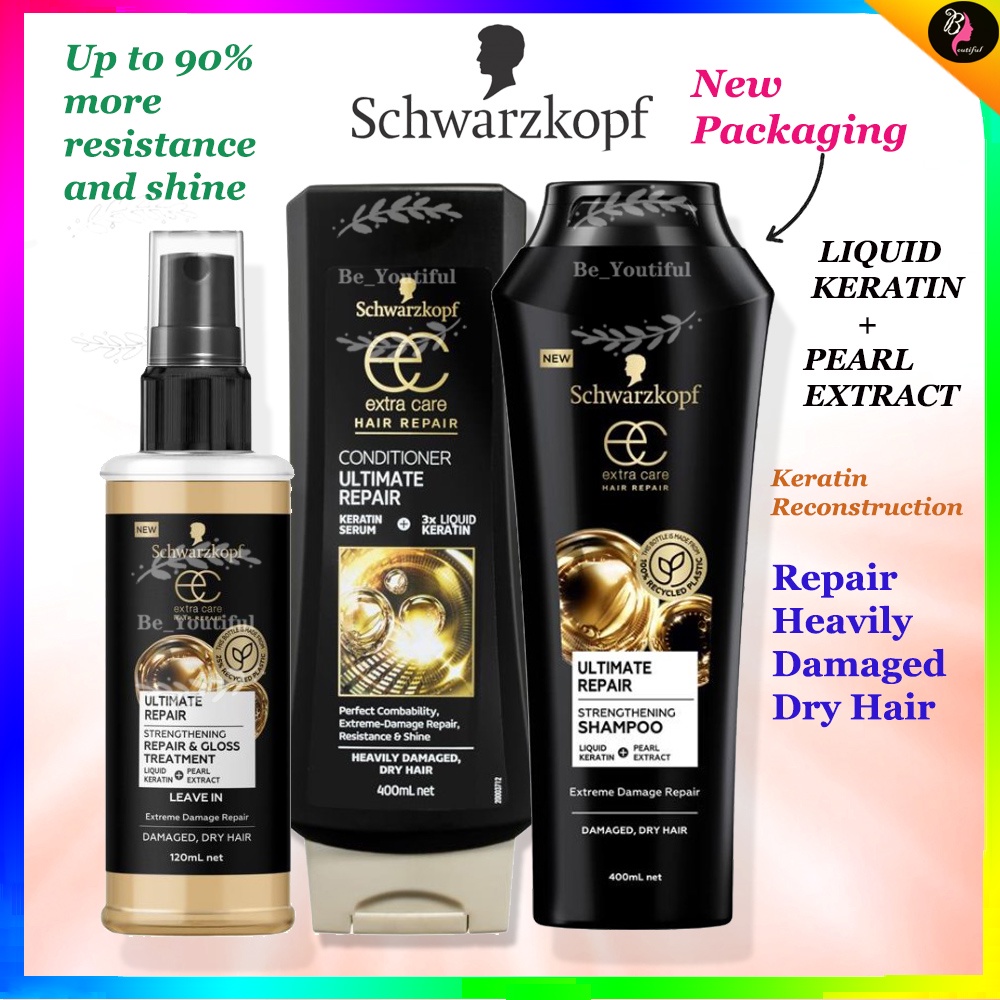Schwarzkopf Extra Care Ultimate Repair Shampoo Conditioner 400ml Repair
