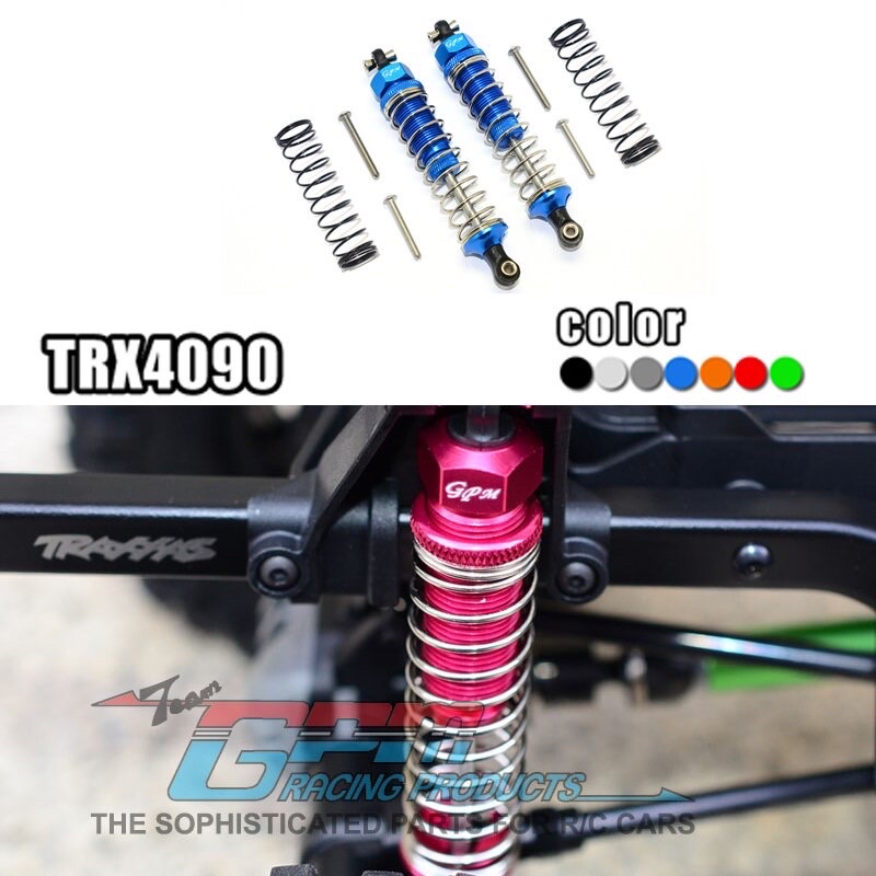 GPM 1 10 TRX 4 82056 4 Aluminium Front Rear Adjustable Spring Dampers