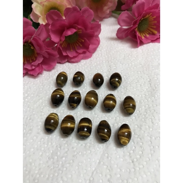 Tiger Eyes Natural Stone Diy Lulutong Pcs Shopee Malaysia