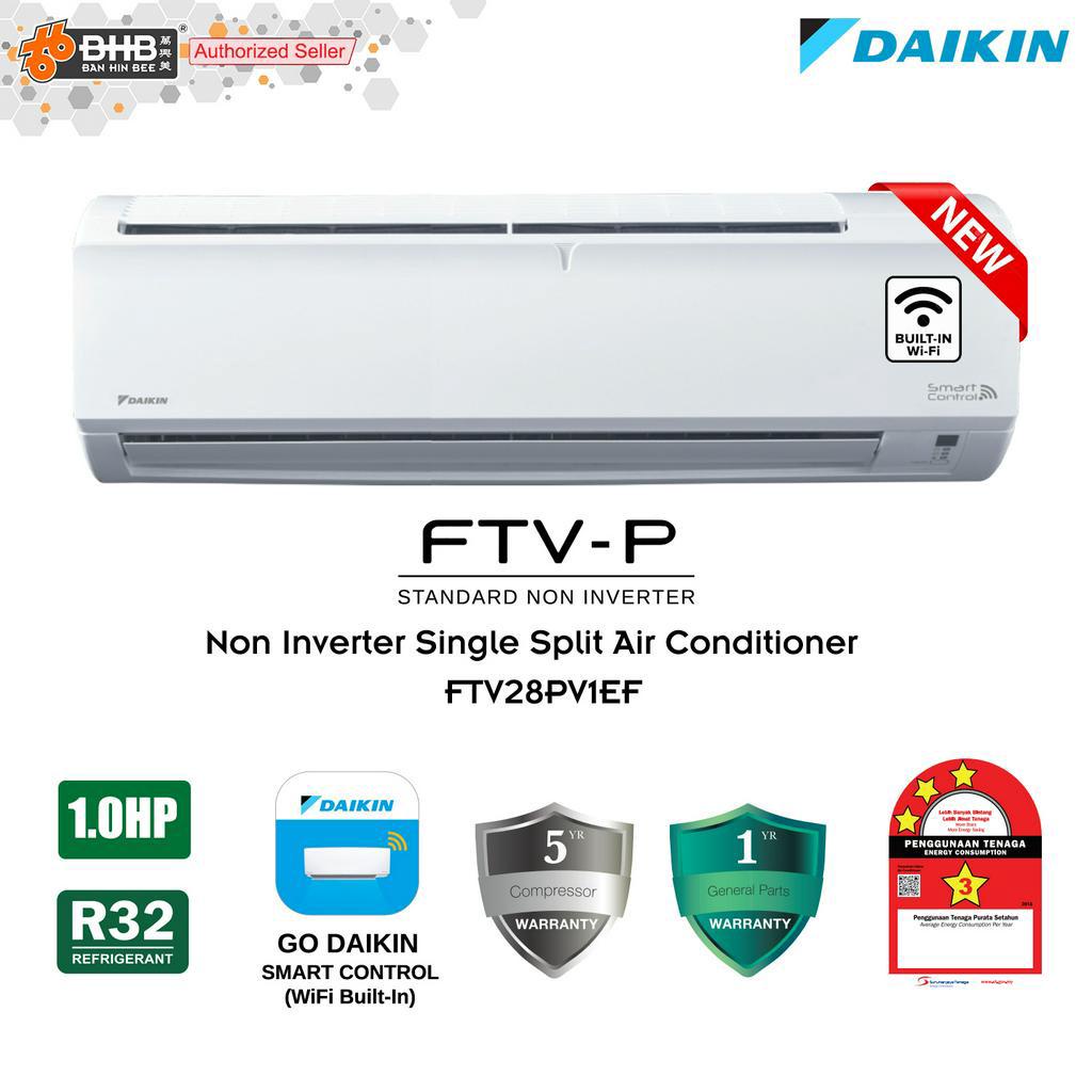 Daikin FTV P R32 Non Inverter Smart Control Compatible