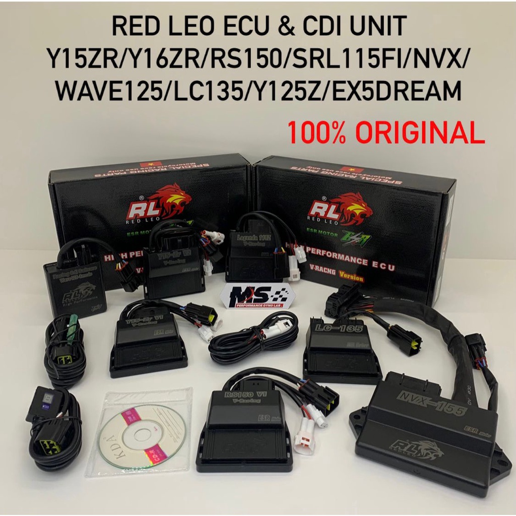 Red Leo Ecu Cdi Unit V Racing Y15ZR Y16ZR RS150 LC135Fi NVX SRL115