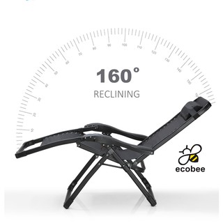 EcoBee Modern Foldable Relax Zero Gravity Armchair Lazy Chair Kerusi