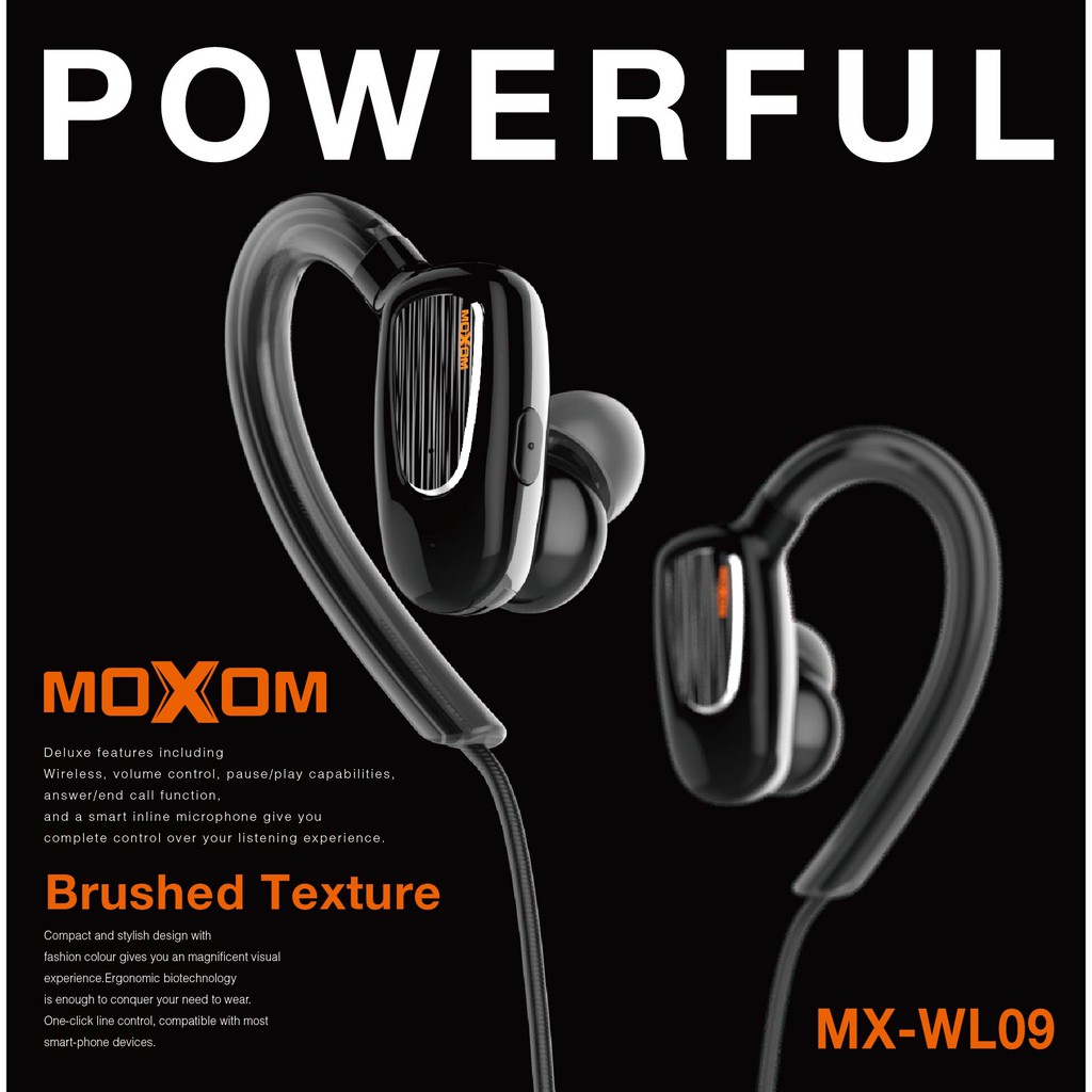 Moxom Mx Wl Bluetooth Wireless Earphone Wonderful Bass Experience