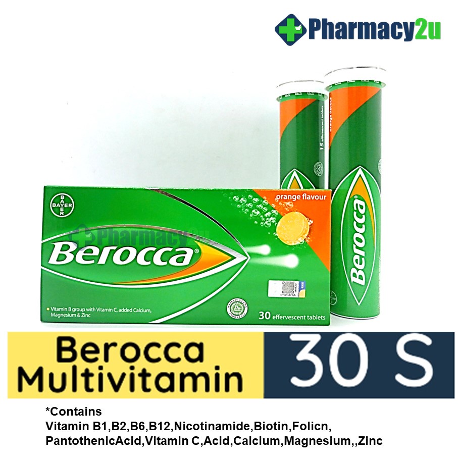 BEROCCA 30S EFFERVESCENT TABLETS ORANGE Shopee Malaysia