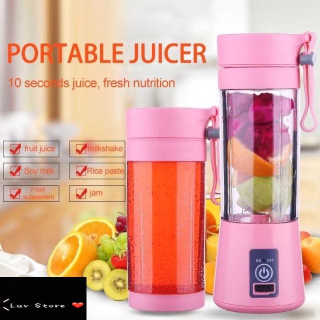 Usb Portable Electric Blade Fruit Juicer Cup Bottle Mixer