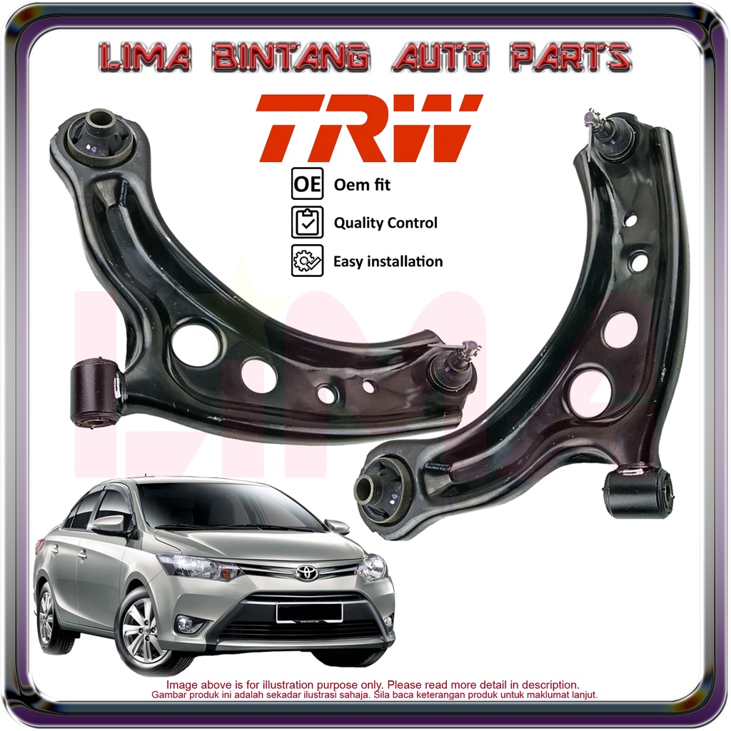 Toyota Vios Keli Ncp Front Lower Arm Control Arm Right Left Side