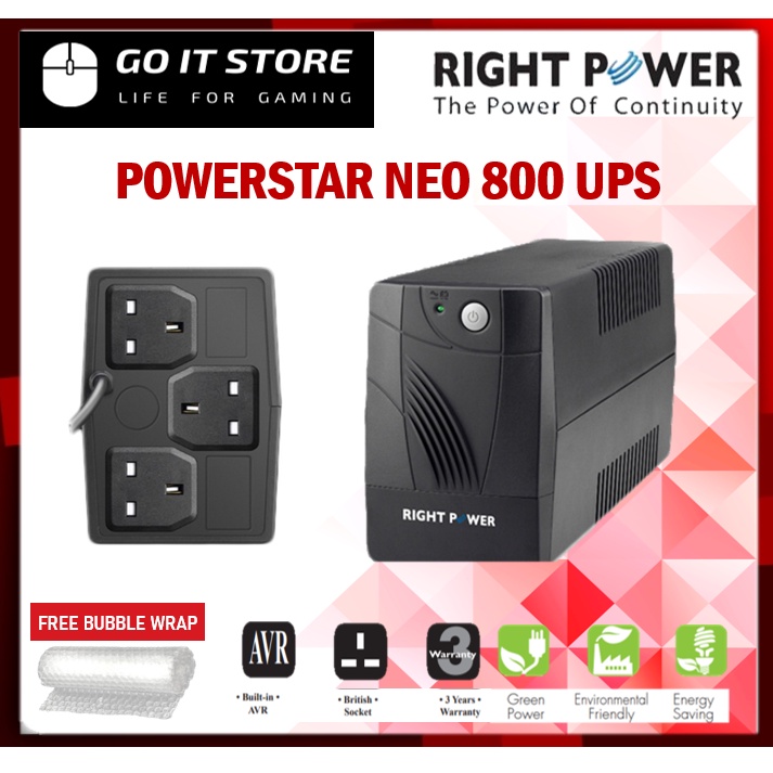 Right Power Powerstar Neo Va Ups Power Star Shopee Malaysia