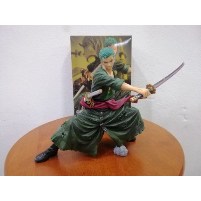 Action Figure Roronoa Zorro One Piece Anime Shopee Malaysia