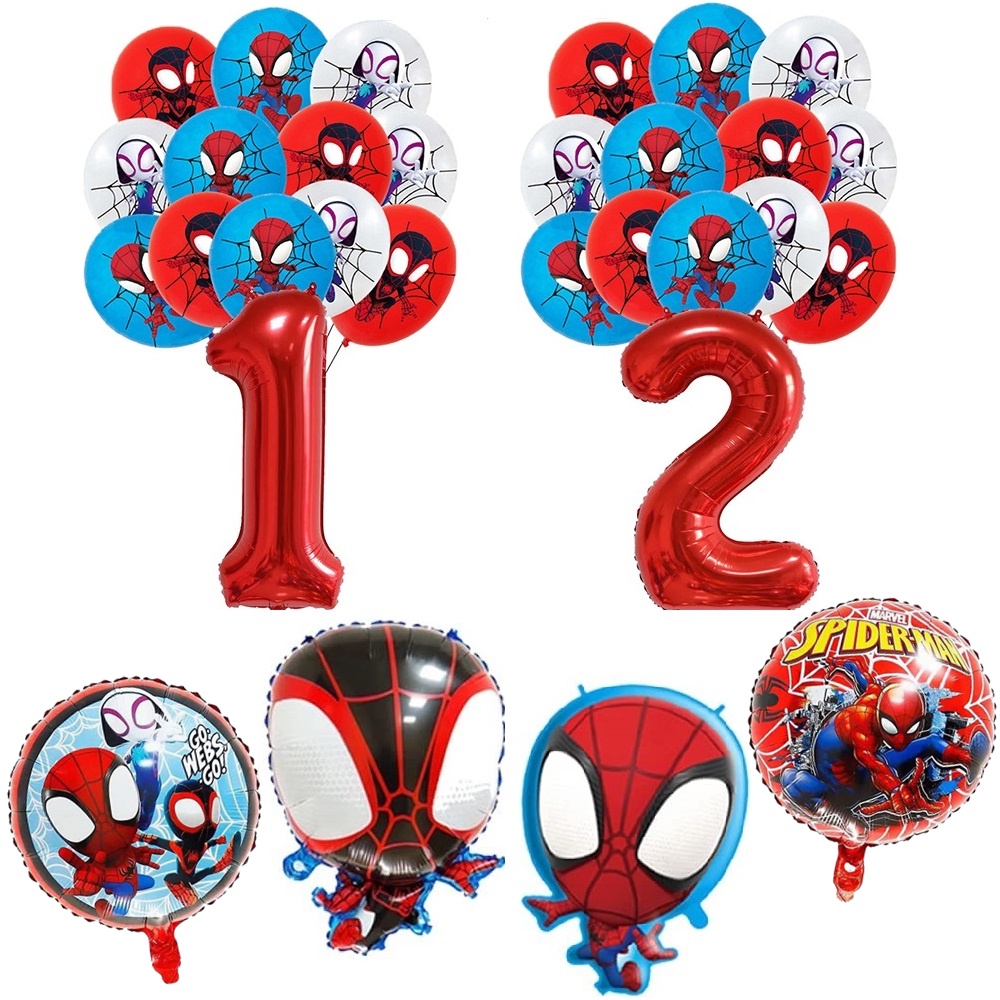 Spidey And His Amazing Friends Party Birthday Balloons Decor 32inch