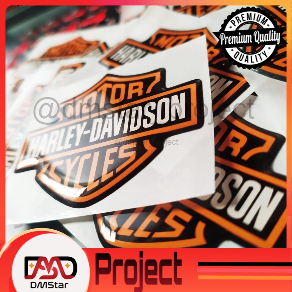 Dmstar Harley DAVIDSON LOGO STICKER 3D RESIN Arising MOTOR Stickers