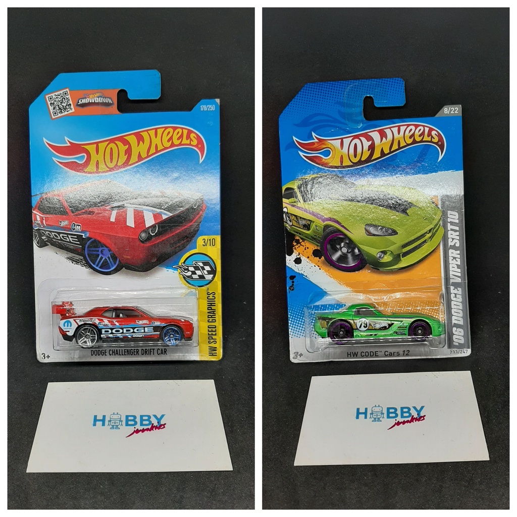 Hot Wheels DODGE CHALLENGER DRIFT VIPER SRT Code Speed Graphics