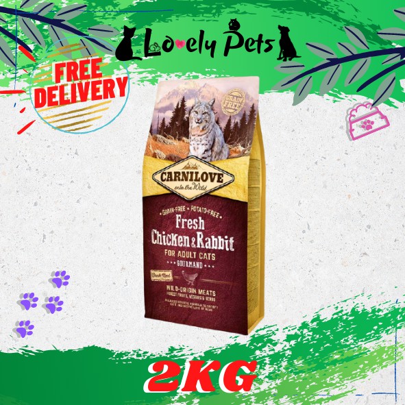 Carnilove Cat Fresh Chicken Rabbit 2KG Shopee Malaysia