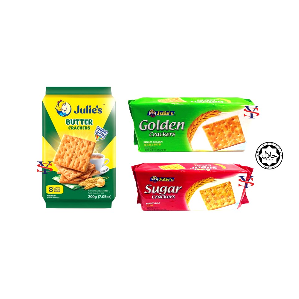 Julie S Butter Crackers Golden Crackers Sugar Crackers 200g 416g