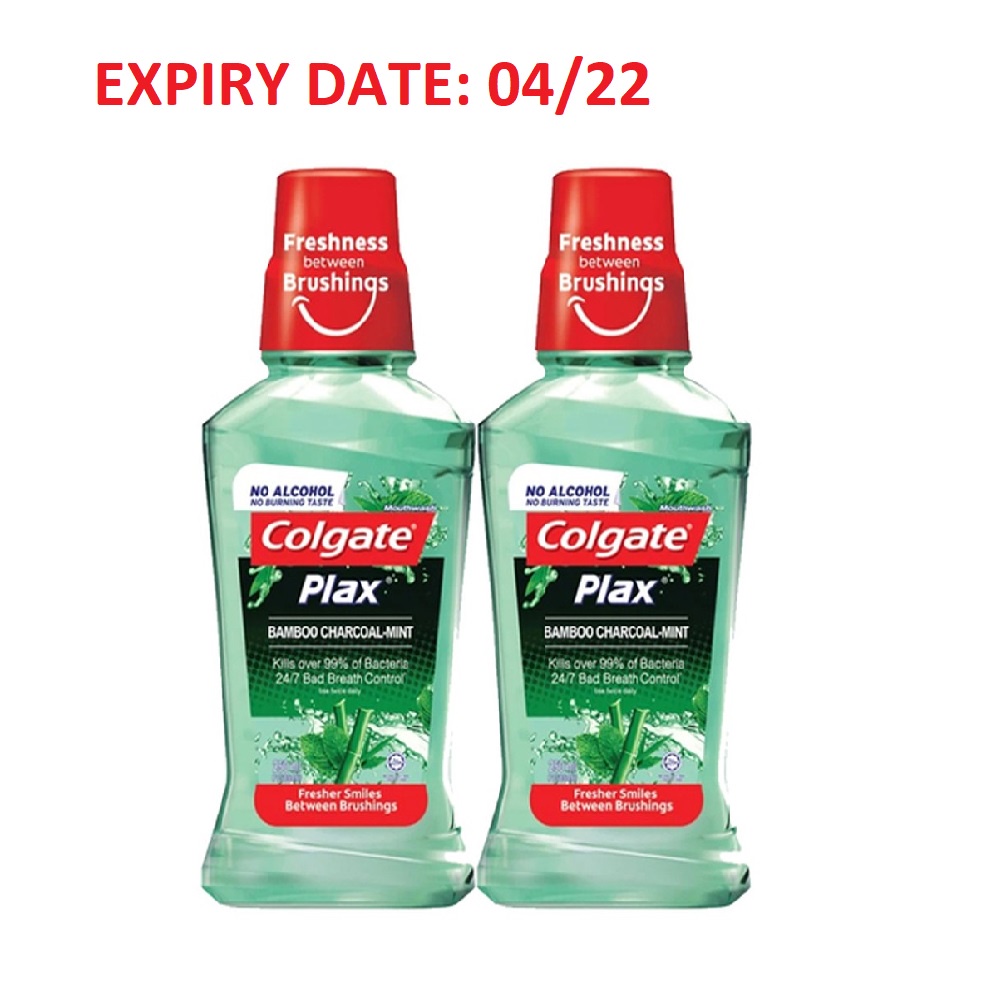 Colgate Plax Bamboo Charcoal Mint Mouthwash Mlx Expired